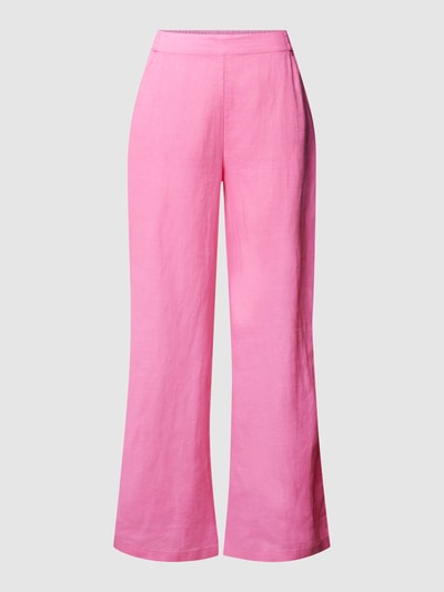 tonno & panna Leinenhose mit elastischem Bund Modell 'Gerda' Pink 2