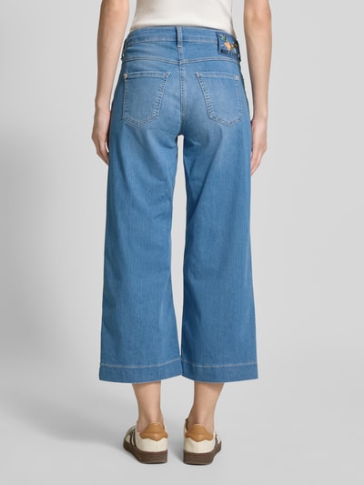 MAC Wide Leg Jeans im 5-Pocket-Design Hellblau 5