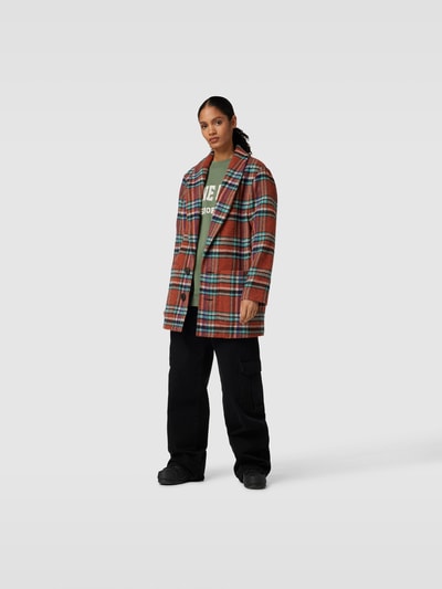 Dsquared2 Oversized Blazer mit Tartan-Karo Hellblau 1