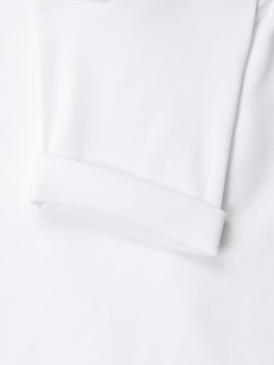 Marc Cain T-shirt met V-hals Wit - 3