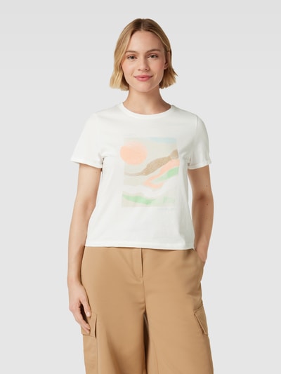 Tom Tailor T-Shirt mit Motiv-Print Offwhite 4