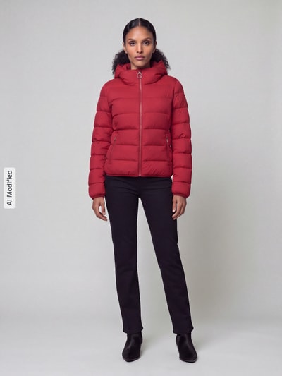 HUGO Steppjacke mit Kapuze Modell 'Fandine-3' Dunkelrot 1