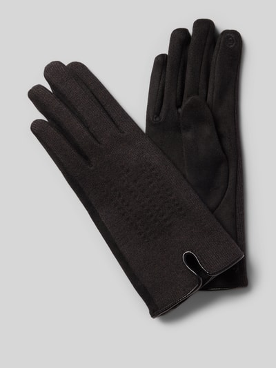 EEM Handschuhe mit kurzem Seitenschlitz Black 1