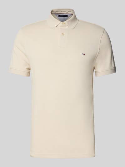Tommy Hilfiger Regular Fit Poloshirt aus Baumwoll-Elasthan-Mix Offwhite 2