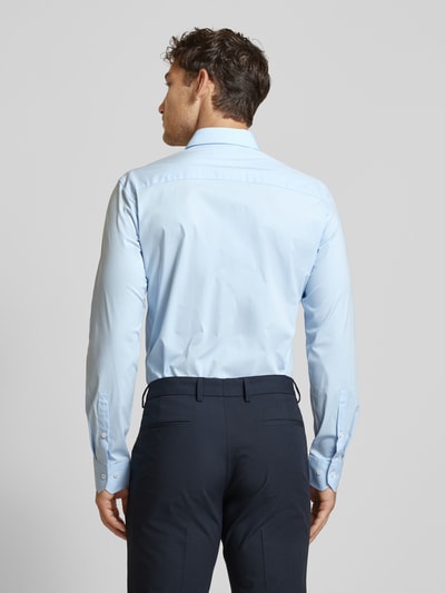 s.Oliver BLACK LABEL Slim fit zakelijk overhemd met stretch Lichtblauw - 5