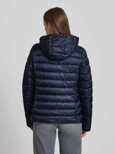 Jake*s Casual Steppjacke mit Kapuze Dunkelblau 5
