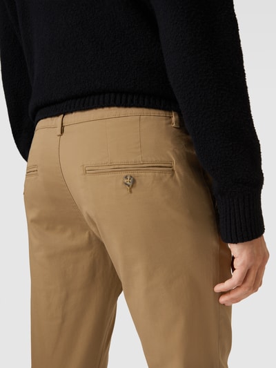 SELECTED HOMME Slim Fit Chino in unifarbenem Design Modell 'NEW Miles' Camel 3
