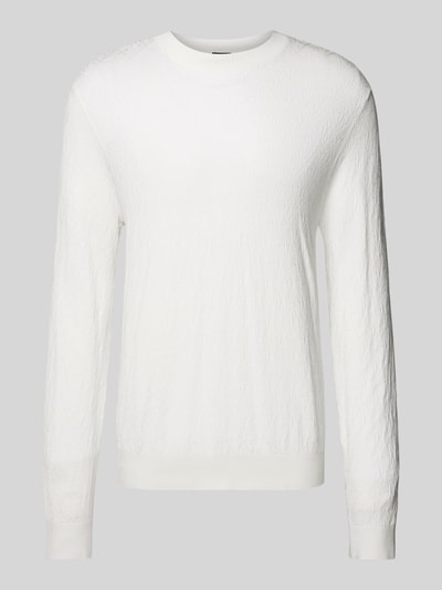 ARMANI EXCHANGE Strickpullover mit Rundhalsausschnitt Weiss 2