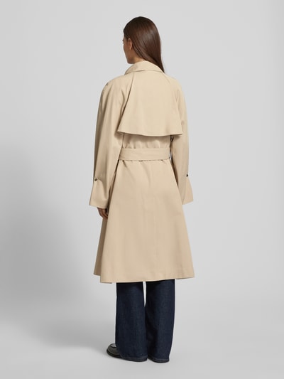 Emporio Armani Trenchcoat mit Ziersteinbesatz Sand 5