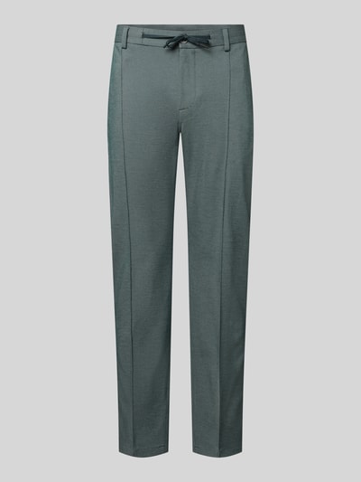 s.Oliver BLACK LABEL Regular Waist broek met trekkoord bij de taille Mintgroen - 1