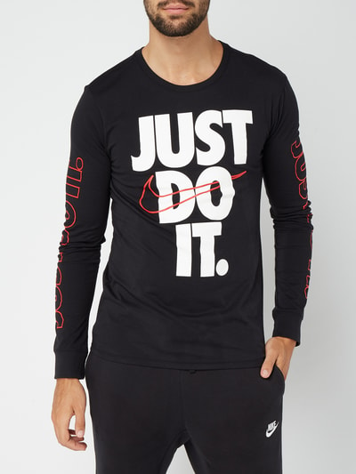 Nike Longsleeve mit Logo-Prints Black 3