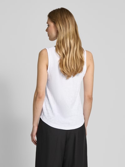 Marc O'Polo Regular fit tanktop van katoenen slubjersey Wit - 5