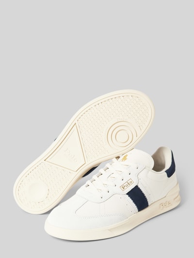 Polo Ralph Lauren Ledersneaker mit Label-Details Weiss 4