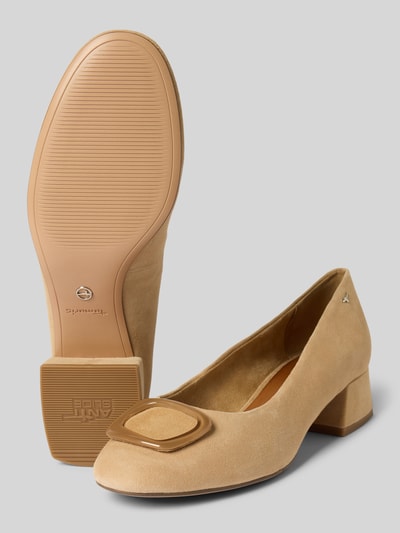 Tamaris Pumps mit Applikation Beige 4