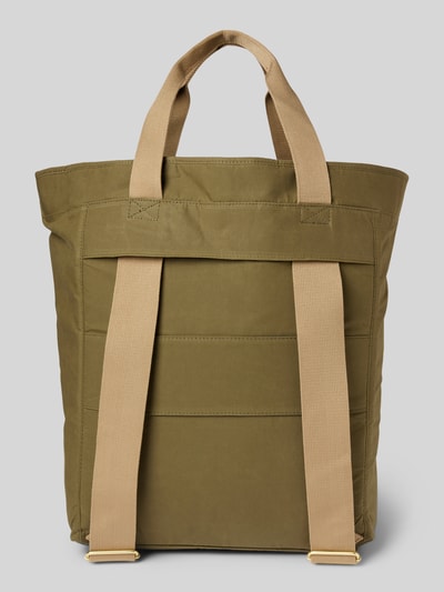 Barbour Tote Bag aus reiner Baumwolle Modell 'TRANSPORT' Khaki 4