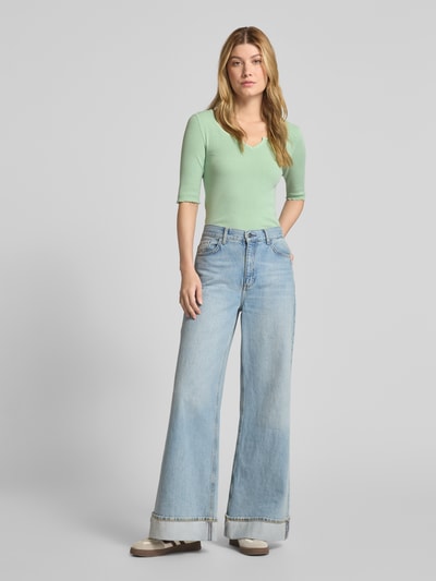 Tom Tailor Denim Slim Fit T-Shirt aus Baumwoll-Mix Schilf 1