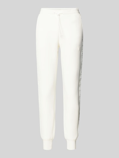 Guess Activewear Sweatpants mit Label-Detail Modell 'ALLIE' Beige 2