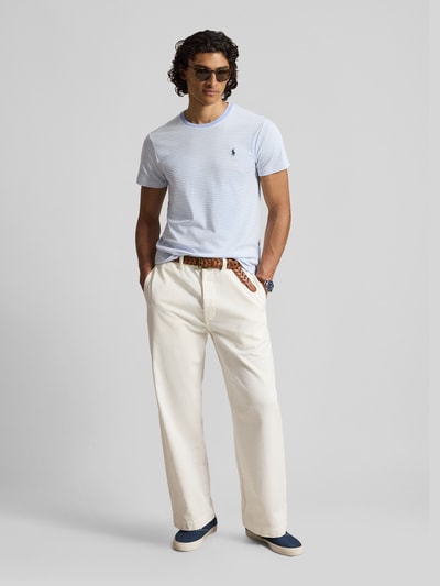 Polo Ralph Lauren męski t-shirt o kroju regular fit z czystej bawełny Jasnoniebieski 1