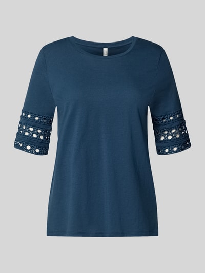 VERO MODA regular fit t-shirt van puur katoen model 'IVACY' Rookblauw - 2
