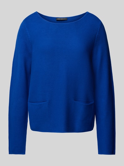 Betty Barclay Gebreide pullover met zakken Koningsblauw - 2