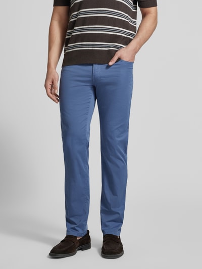 Brax Spodnie materiałowe z domieszką lyocellu w kroju regular fit model 'Cadiz' Jeansowy niebieski 4