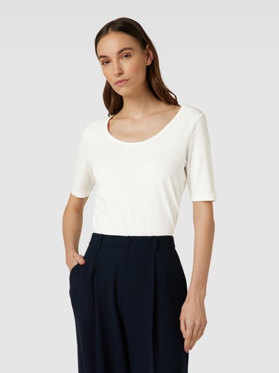 s.Oliver RED LABEL T-Shirt mit Rundhalsausschnitt Modell 'Lollo Prada' Offwhite 4