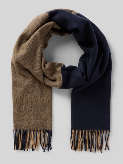 MCNEAL Sjaal met rafels Camel - 1