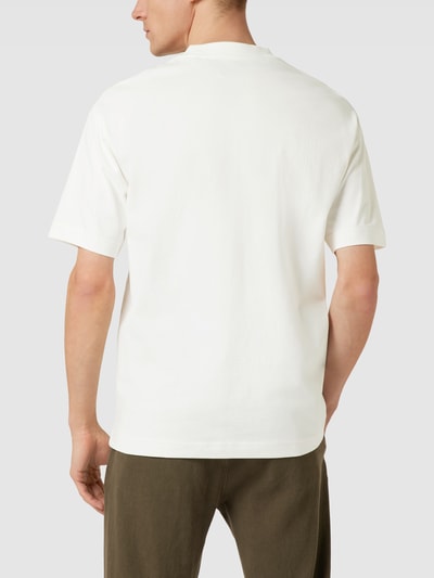 Marc O'Polo T-Shirt mit Logo-Stitching Offwhite 5