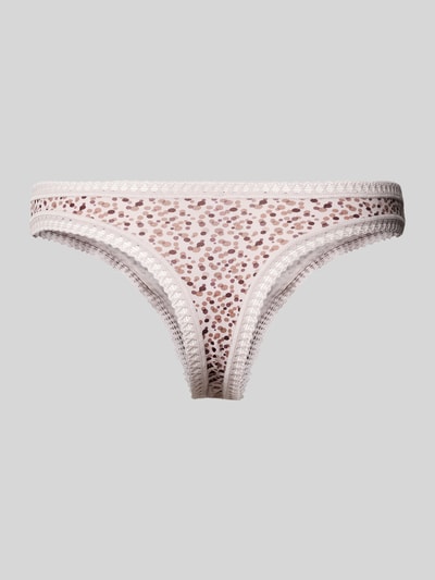 Sloggi String met kant, model 'Crush' Mauve - 3