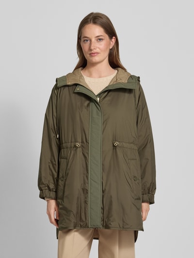 Weekend Max Mara Regular Fit Wendeparka aus regendichtem Gewebe Modell 'ALCAMO' Khaki 4