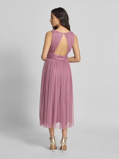 LACE & BEADS Cocktailkleid mit Taillenband Rose 5