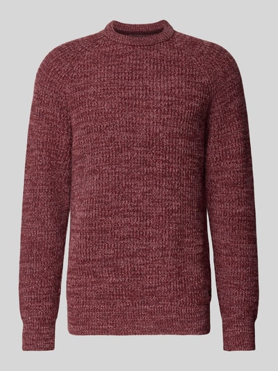 Barbour Strickpullover aus reiner Baumwolle Modell 'BARBOUR HORSEFORD' Rot 1