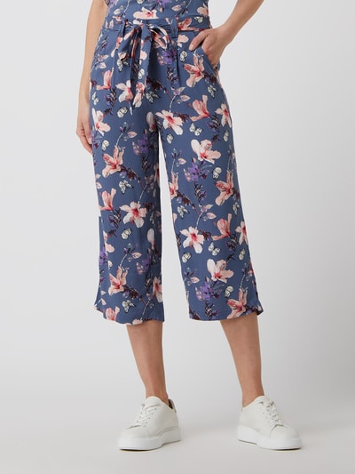 Only Culotte aus Viskose Modell 'Nova' Rauchblau 4