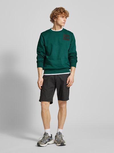 The North Face Sweatshirt mit Label-Print Gruen 1