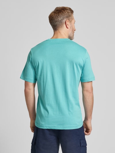 Tom Tailor T-Shirt mit Label-Print Lagune 5