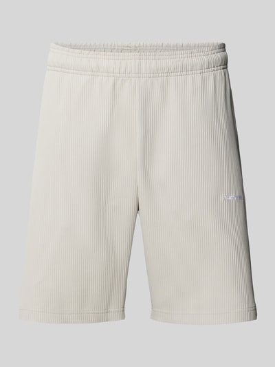 Pegador Shorts mit elastischem Bund und Label-Stitching Modell 'TROY' Hellgrau 2