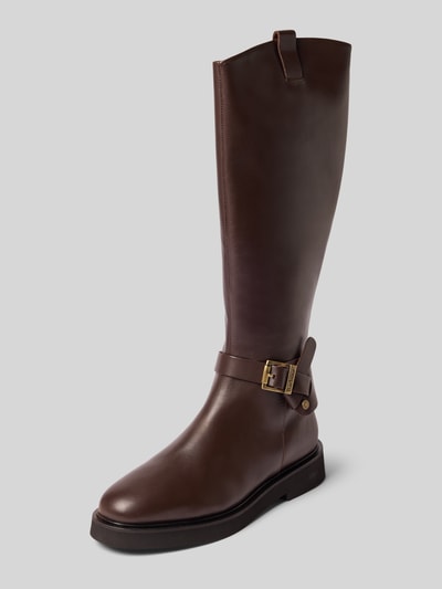 Barbour Stiefel aus echtem Leder Modell 'Theodora' Dunkelbraun 1