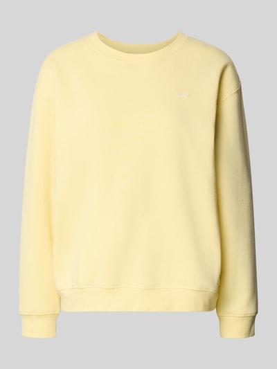 Levi's® Bluza o kroju regular fit z mieszanki bawełny Pastelowy żółty 2