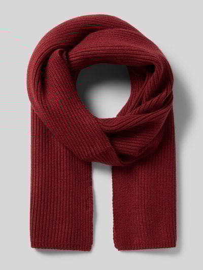 MSCH Copenhagen Grobstrick-Schal aus Viskose-Mix Modell 'GALINE RACHELLE' Rostrot 1