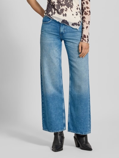 Only Wide Fit Jeans aus Baumwoll-Mix Modell 'HOPE' Jeansblau 4