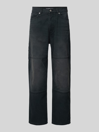 REVIEW Regular Fit Chino mit Eingrifftaschen Black 2