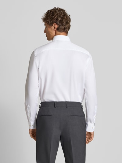 Profuomo Slim fit zakelijk overhemd met haaikraag Wit - 5