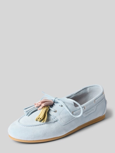 Tamaris Loafer aus echtem Rindsleder Hellblau 1