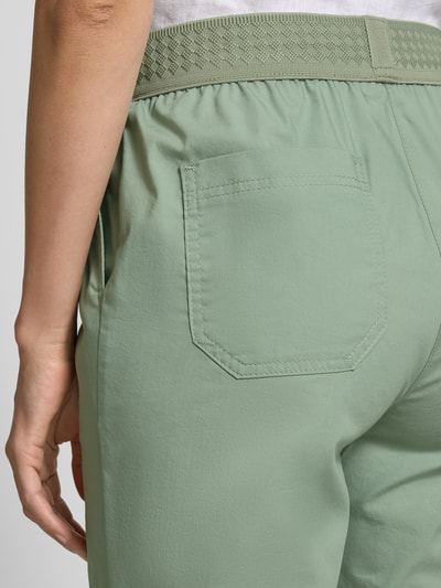 TONI Stoffen broek met elastische band, model 'Pia' Olijfgroen - 3