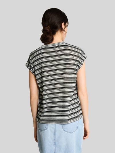 Tom Tailor Denim Regular Fit T-Shirt aus Viskose-Mix Black 5