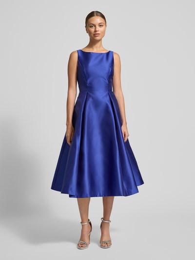 Adrianna Papell Cocktailkleid mit U-Boot-Ausschnitt Royal 4