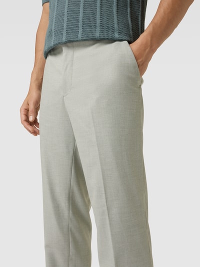 Christian Berg Men Pantalon met persplooien Lindegroen - 3