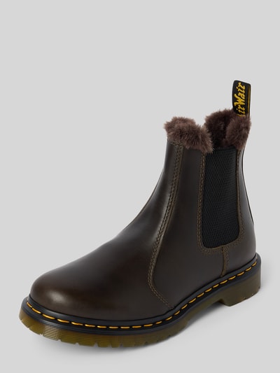 Dr. Martens Chelsea boots met labeldetail Taupe - 1