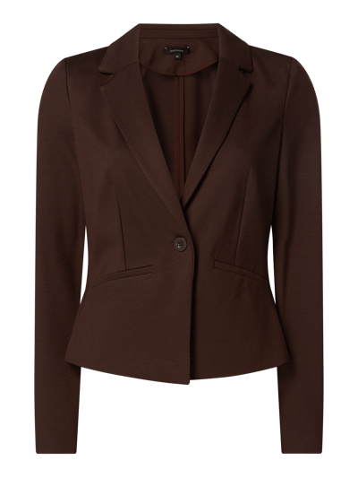 comma Blazer mit Stretch-Anteil Dunkelbraun 1