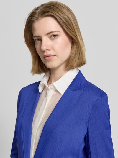Marc Cain Blazer aus Leinen-Mix mit Reverskragen Royal 3